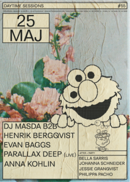 Event poster created by Rikke Landler for Trädgården 